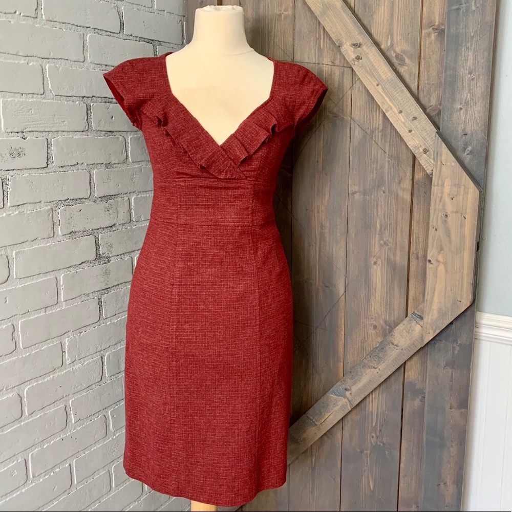 Nanette Lepore tweed sheath dress